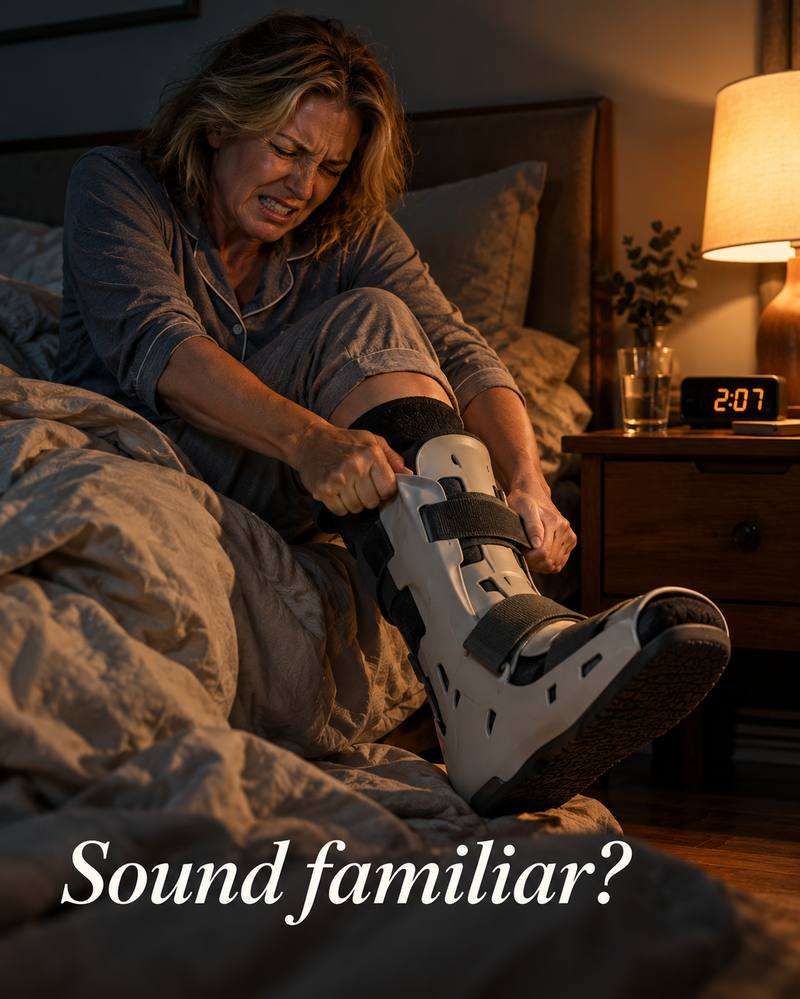 Ripping off night splint at 2AM sound familiar